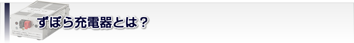 ずぼら充電器とは？